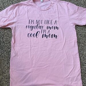 Pink Graphic Tee with Fun Quote
